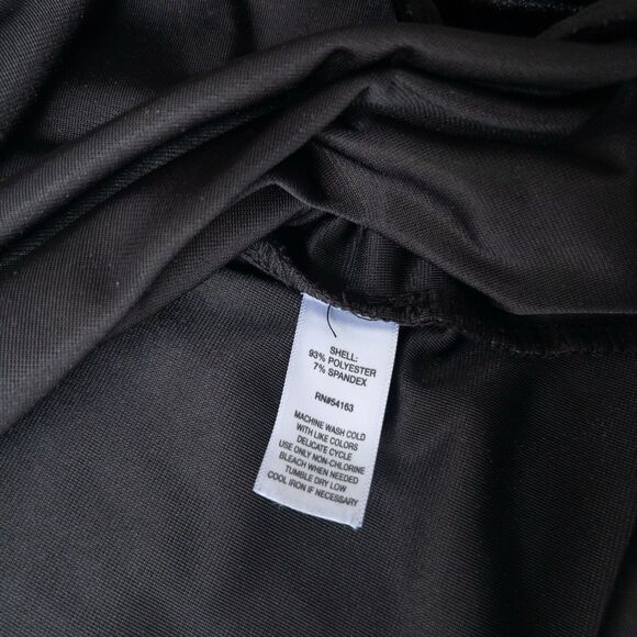 Black Velvet Puff Long Sleeves Top Marc New York Size L - Picture 7 of 10